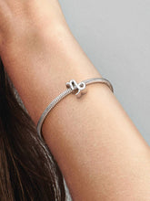 Sparkling Capricorn Zodiac Charm Sterling silver