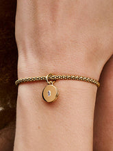 Openable & Engravable Love Locket Dangle Charm 14k gold plating