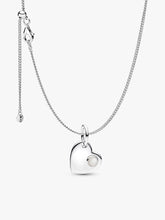 June Birthstone Heart Pendant Necklace 2 Quantity