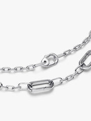 Five Links Chain Necklace Sterling silver