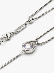 FINAL SALE - Pandora Infinite 14k White Gold Lab-grown Diamond Double Chain Bracelet 0.50 ct TW, 14k white gold