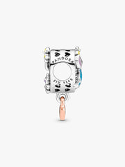 Disney Ohana Lilo & Stitch Inspired Charm Sterling silver, 14k rose gold plating