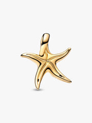 FINAL SALE - Sparkling Blue Starfish Dangle Charm 14k gold plating