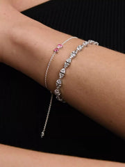 Bow Chain Bracelet Sterling silver