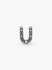 Letter U Alphabet Charm Sterling silver