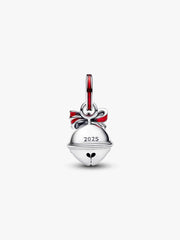Holiday Bell Dangle Charm Sterling silver