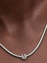Textured Horseshoe Mini Charm Sterling silver