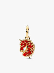 Red Murano Glass & Fire Horse Bracelet Set 3 Quantity