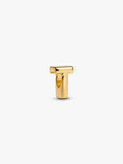 Letter T Alphabet Charm 14k gold plating