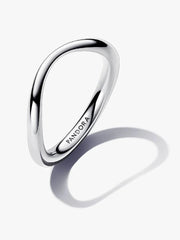 Organically Shaped Band Ring Sterling silver