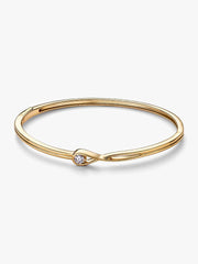Pandora Infinite 14k Gold Lab-grown Diamond Bangle 0.25 ct TW, 14k gold
