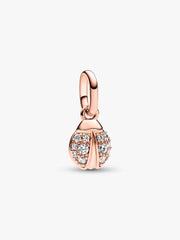 FINAL SALE - Pandora ME Lucky Ladybird Mini Dangle Charm 14k rose gold plating