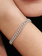 Pavé Cuban Chain Bracelet Sterling silver