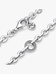 FINAL SALE - Pandora Signature Pavé Bold Chain Bracelet Sterling silver