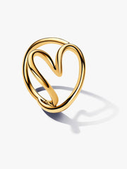 Organically Shaped Heart Jewelry Set 4 Quantity