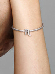 Sparkling Scorpio Zodiac Charm Sterling silver