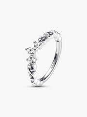 Regal Swirl Tiara Ring Sterling silver