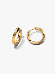 Twisted Hoop Earrings 14k gold plating