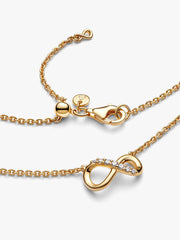 Sparkling Infinity Collier Necklace 14k gold plating