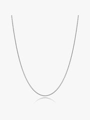 Classic Cable Chain Necklace Sterling silver