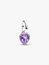 Pandora ME Purple Chakra Heart Mini Dangle Charm Sterling silver