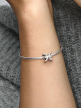 Sparkling Pisces Zodiac Charm Sterling silver
