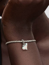 Polar Bear Mother & Cub Dangle Charm Sterling silver
