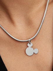 Disney Mickey Mouse Engravable Dangle Charm Sterling silver