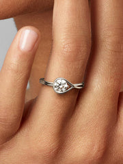 FINAL SALE - Pandora Infinite 14k White Gold Lab-grown Diamond Ring 0.75 ct TW, 14k white gold