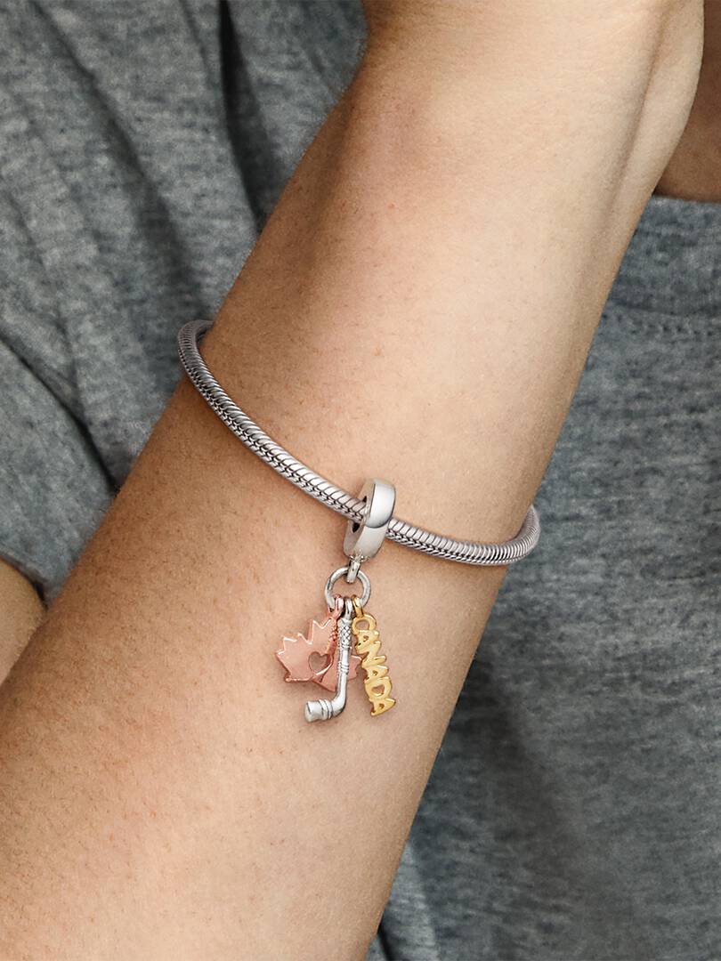 FINAL SALE - Sterling silver, 14k gold plating, 14k rose gold plating