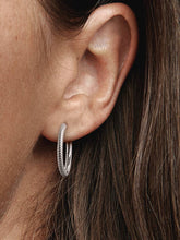 Pandora Moments Charm Hoop Earrings Sterling silver