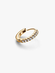 Pandora Era Lab-grown Diamond Hoop Earrings 14K Gold 0.009 ct TW, 14k gold