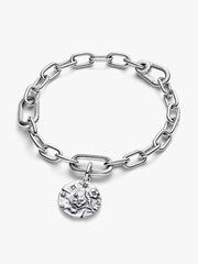 Cherry Blossom Medallion Charm Sterling silver