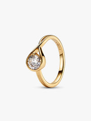 FINAL SALE - Pandora Infinite 14k Gold Lab-grown Diamond Ring 0.75 ct TW, 14k gold