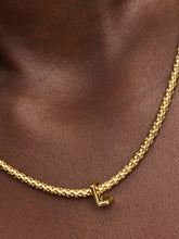 Letter L Alphabet Charm 14k gold plating