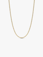 Pandora Era Bead Chain Necklace 14k gold