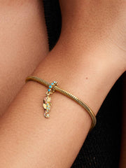 Seahorse Dangle Charm 14k gold plating