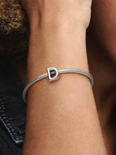 Letter D Alphabet Charm Sterling silver