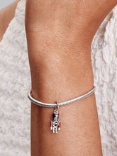 Moveable Nutcracker Dangle Charm Sterling silver