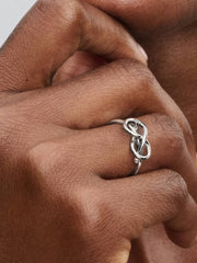 Infinity Knot Ring Sterling silver