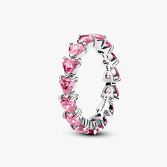 Pink Heart to Hearts Ring Set 2 Quantity