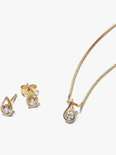 Pandora Infinite Lab-grown Diamond Necklace and Earrings Set 0.75 carat tw 14k Gold 2 Quantity