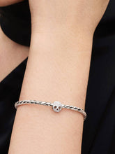 Textured Skull Mini Charm Sterling silver