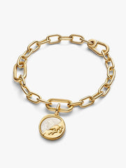 Pegasus Medallion Charm Sterling silver, 14k gold plating