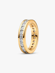 Eternity Channel Ring 14k gold plating
