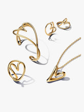 Organically Shaped Heart Jewelry Set 4 Quantity