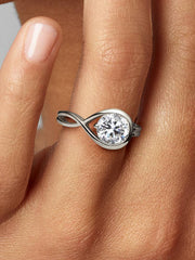 FINAL SALE - Pandora Infinite 14k White Gold Lab-grown Diamond Ring 1.75 ct TW, 14k white gold