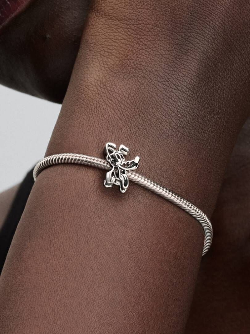 Disney Pluto Openwork Charm Sterling silver
