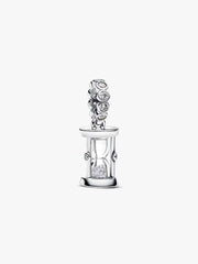 Hourglass Dangle Charm Sterling silver