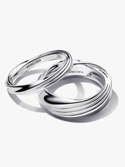 Twisted Double Ring Sterling silver